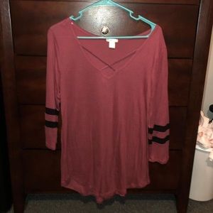3/4 sleeve shirt